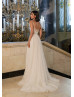 Beaded Ivory Glitter Tulle Fabulous Wedding Dress